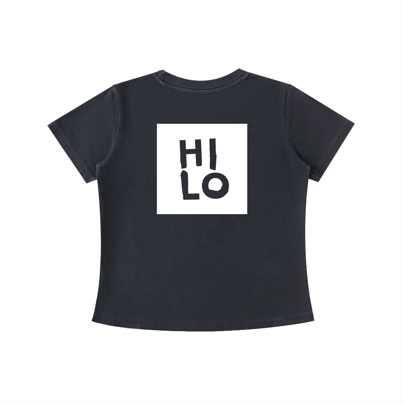 HILO Square Vintage Wash Slim Fit T-shirt - Hilo Studio