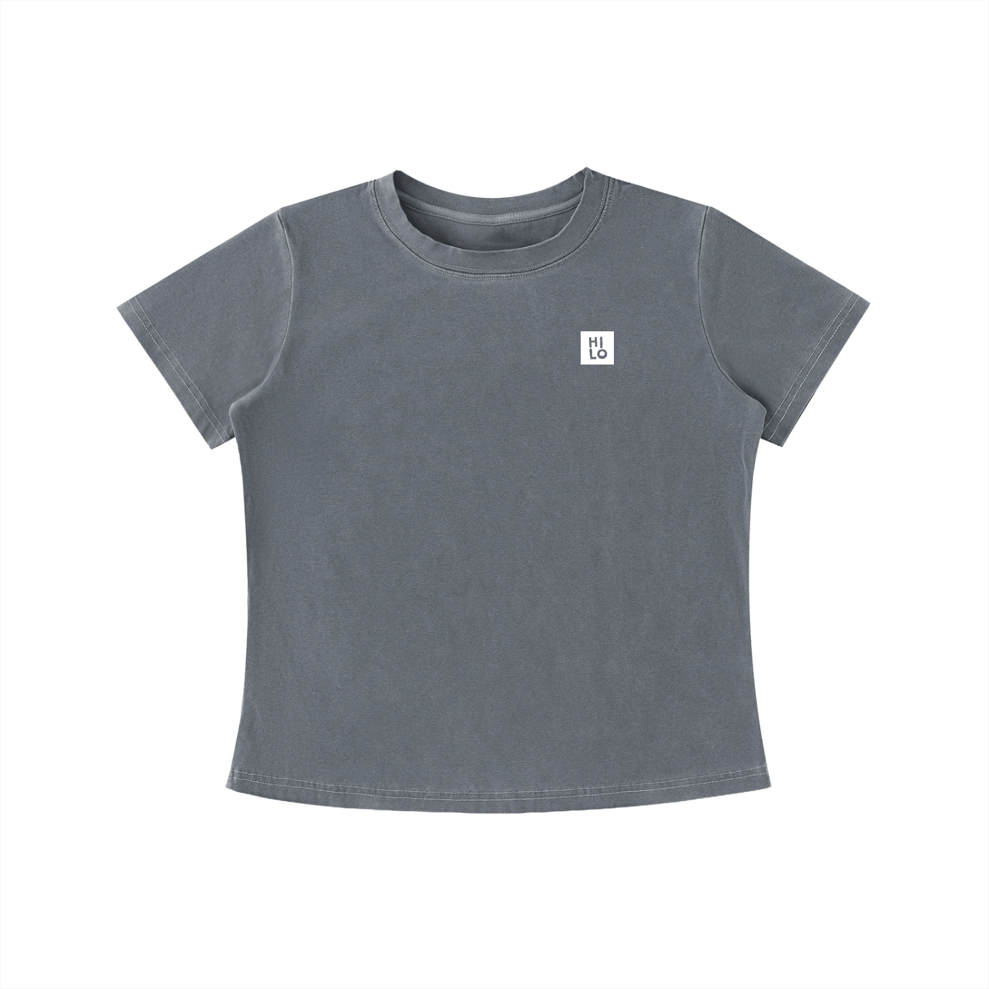 HILO Square Vintage Wash Slim Fit T-shirt - Hilo Studio